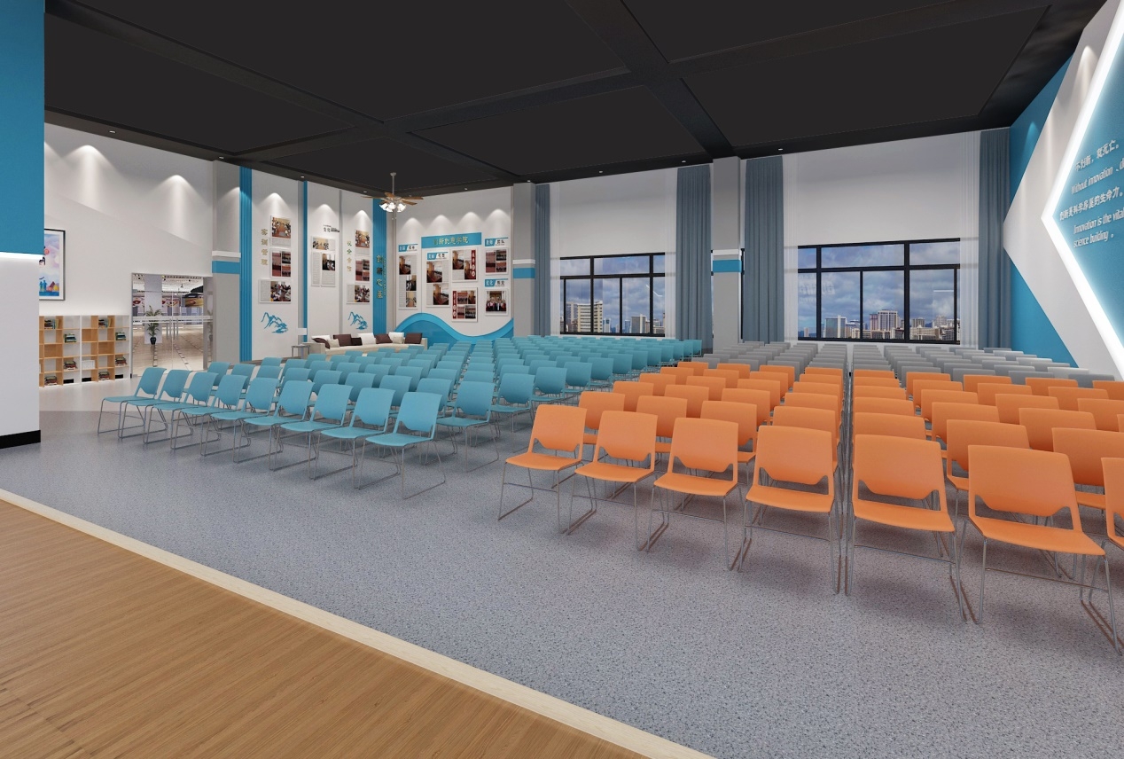 Rendering of Guangdong Foreign Studies and Arts School Activity Center Rendering of Guangdong Foreign Studies and Arts School Activity Center